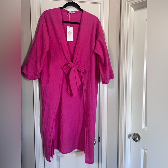 Italian Cotton/Linen Blend Cover-Up - Picture 3 of 7